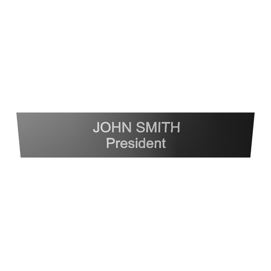 2x10 sample of a nameplate